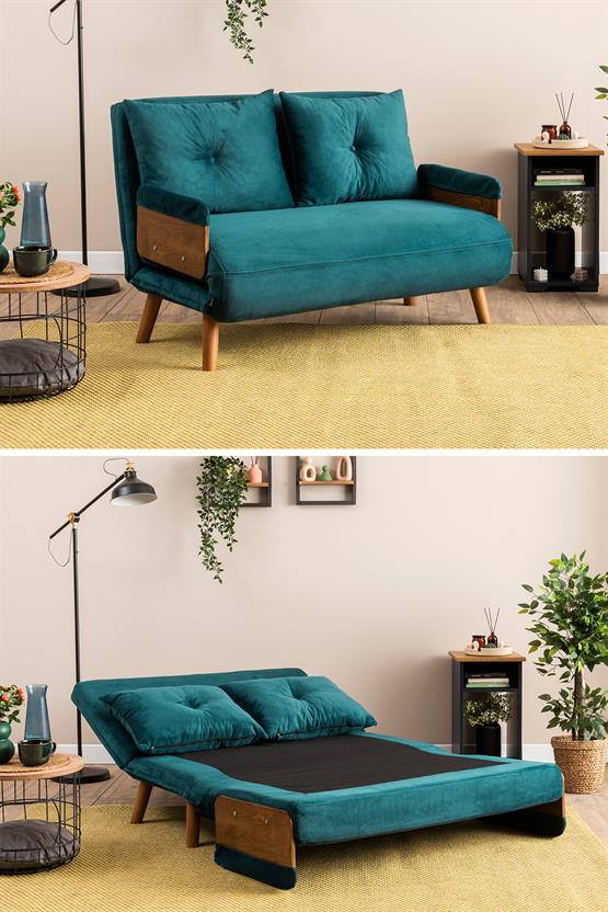 Pafu Cosmo İkili Katlanır Yataklı Koltuk Soho Petrol