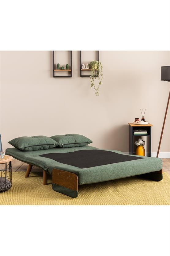 Pafu Cosmo İkili Katlanır Yataklı Koltuk Keten Haki