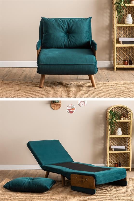 Pafu Cosmo Tekli Katlanır Yataklı Koltuk Soho Petrol