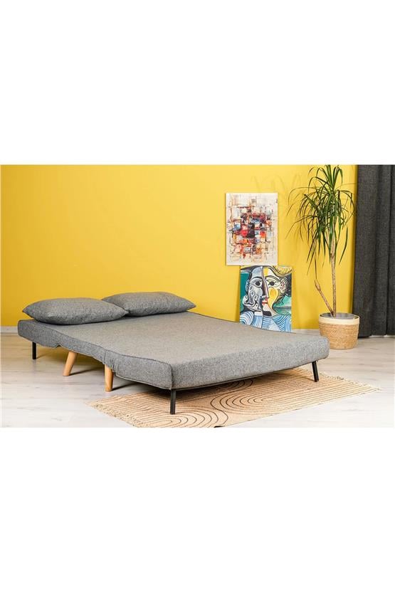 Pafu Folde 120 İkili Yataklı Katlanır Koltuk - Gri