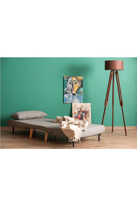 Pafu Folde 80 Tekli Yataklı Katlanır Koltuk Gri Keten