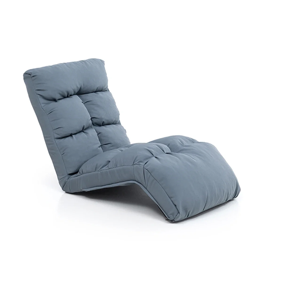 Pafu Fuwa Outdoor Su Geçirmez Fonksiyonel Mekanizmalı Şezlong Gri-Mavi