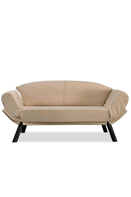 Pafu Genzo İkili Koltuk Krem