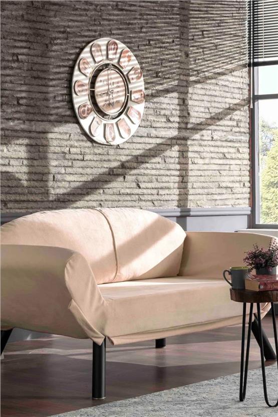 Pafu Genzo İkili Koltuk Krem