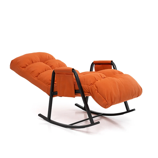 Pafu Lena Outdoor Bahçe Su Geçirmez Fonksiyonel Sallanan Koltuk - Turuncu