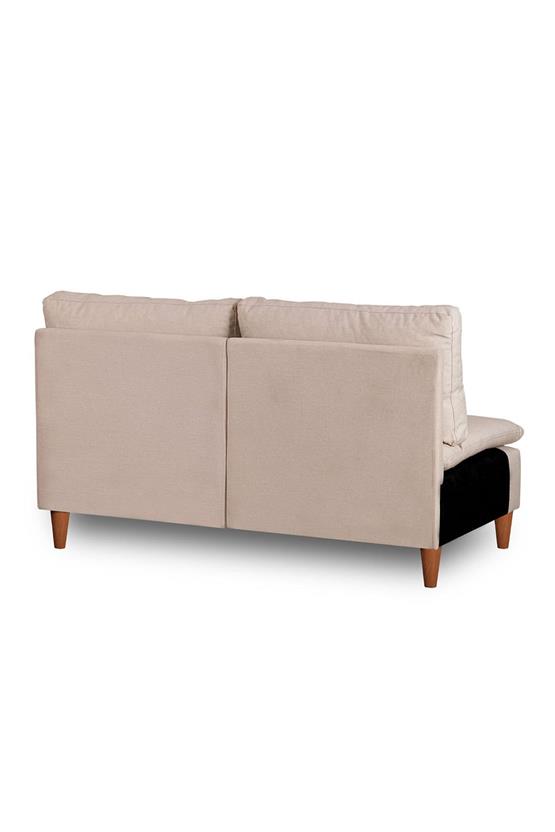 Pafu Lungo İkili Kolsuz Modül - Krem Keten