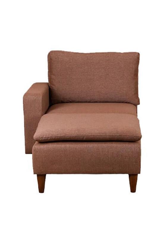 Pafu Lungo Modüler Daybed - Açık Kahverengi