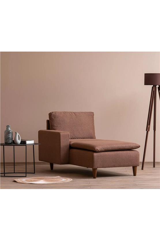 Pafu Lungo Modüler Daybed - Açık Kahverengi