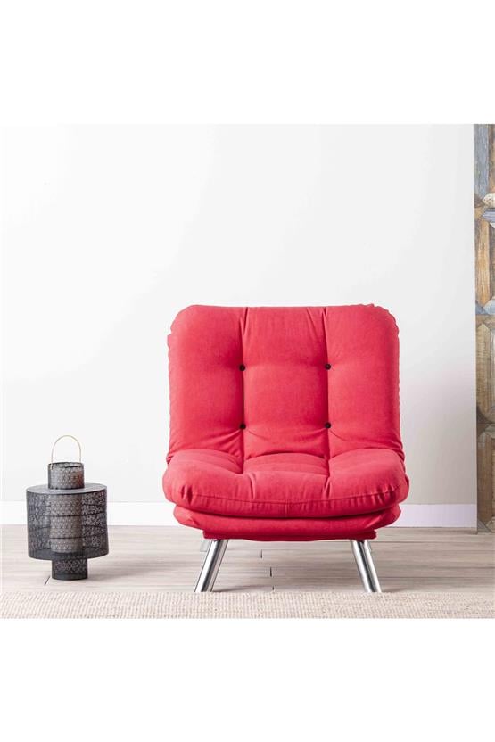 Pafu Misa Tekli Koltuk Kırmızı