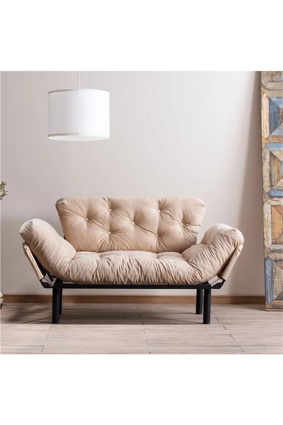 Pafu Nitta İkili Koltuk Krem