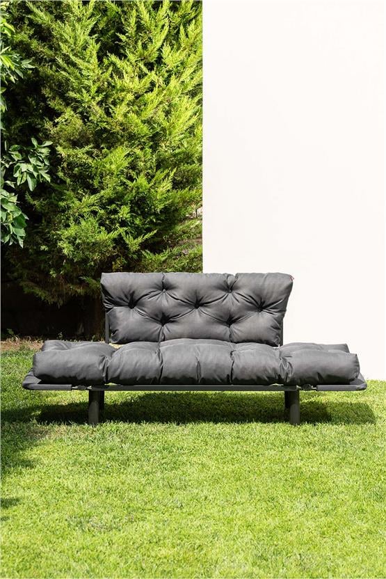 Pafu Nitta İkili Su Geçirmez Yataklı Bahçe Koltuğu