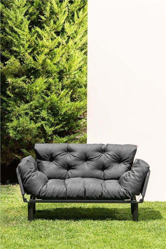 Pafu Nitta İkili Su Geçirmez Yataklı Bahçe Koltuğu