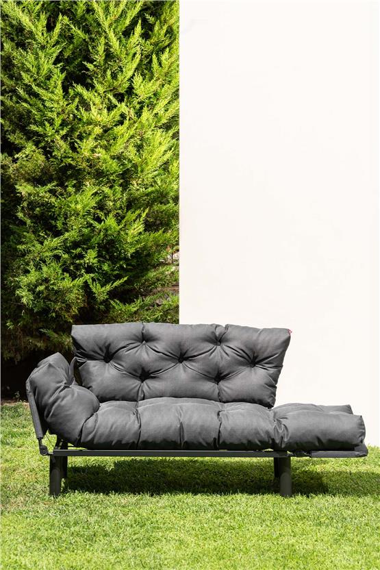 Pafu Nitta İkili Su Geçirmez Yataklı Bahçe Koltuğu