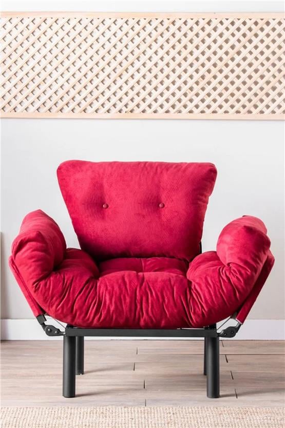 Pafu Nitta Tekli Koltuk Bordo