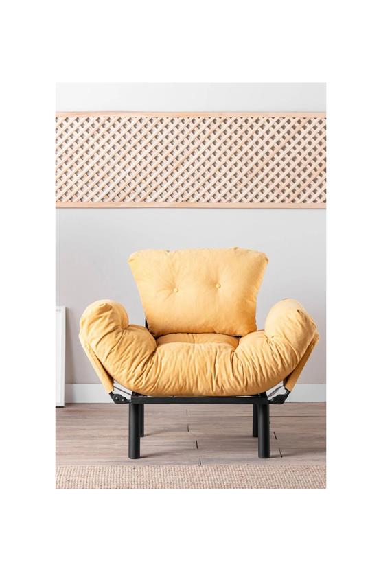 Pafu Nitta Tekli Koltuk Hardal