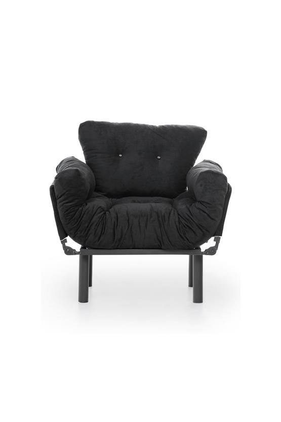 Pafu Nitta Tekli Koltuk Siyah