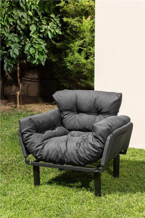 Pafu Nitta Tekli Su Geçirmez Bahçe Koltuğu