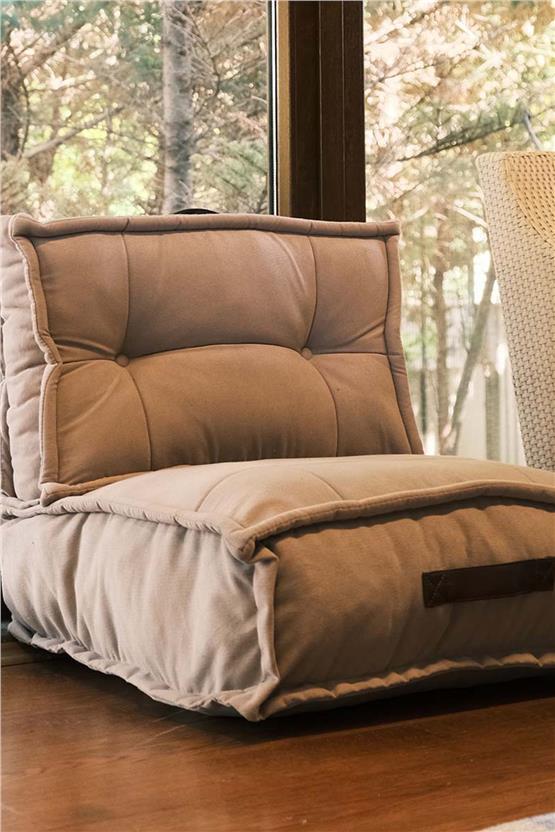 Pafu Ola Yer Minderi Gri