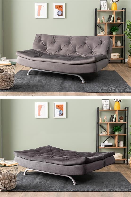 Pafu Rivo Üçlü Yataklı Koltuk Soho Gri