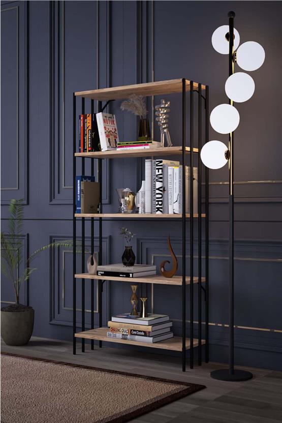 Pafu Rona Metal Kitaplık