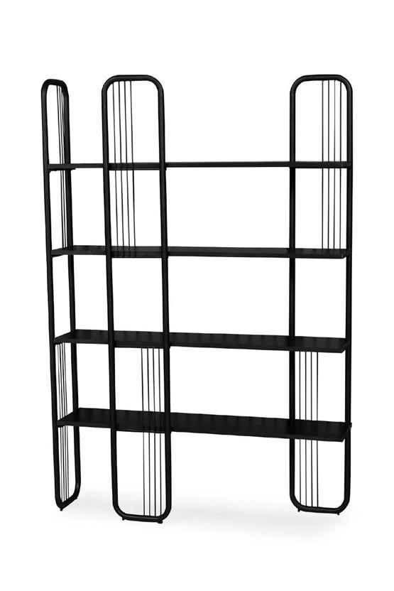 Pafu Sierra Siyah Kitaplık - Siyah Ahşap