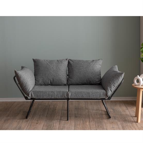 Pafu Viper İkili Katlanır Yataklı Koltuk Keten Açık Gri