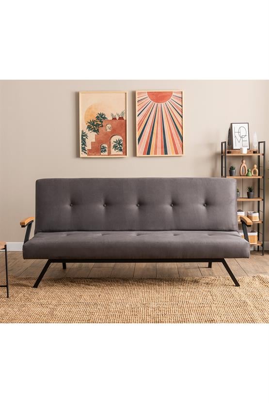 Pafu Zven Üçlü Yataklı Koltuk Soho Gri