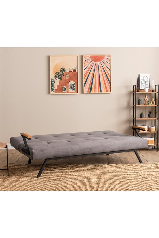 Pafu Zven Üçlü Yataklı Koltuk Soho Gri