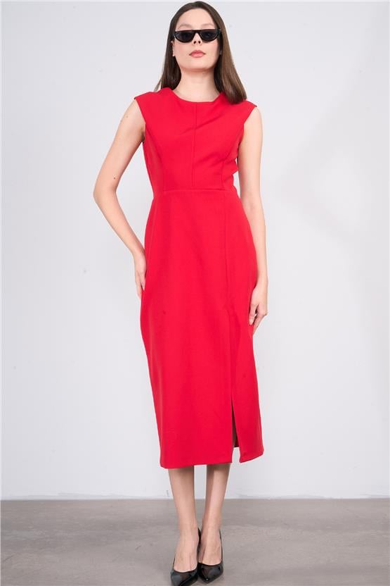 Patara Y25 25-5043 Kırmızı Kadın Elbıse