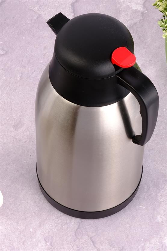 Penguen 2,5 Litre Inox Mandallı Termos