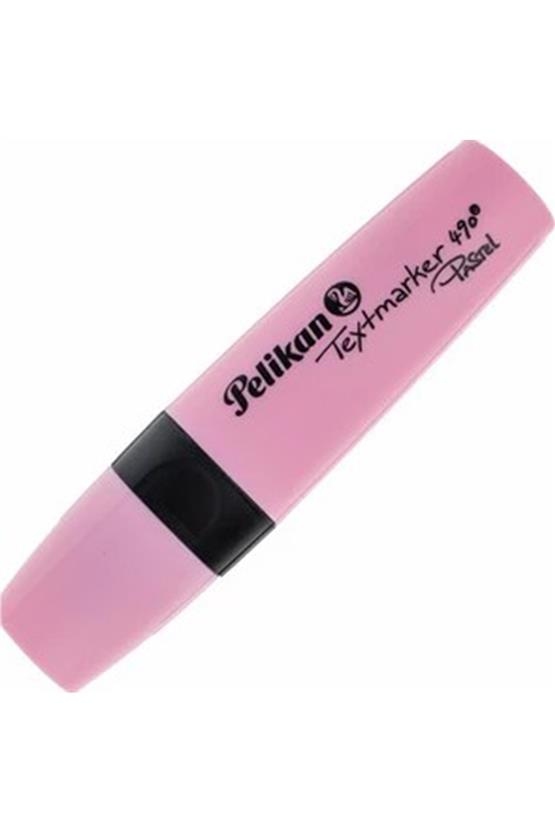 Pensan Pl817356Pembe Pelıkan 490 Fosforlu Pastel Isaretleme Klm Pembe