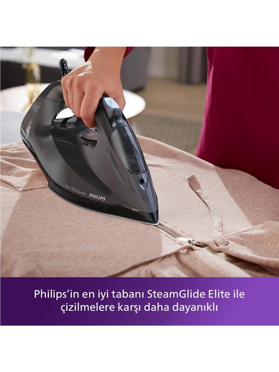 PHILIPS AZUR DST7511/80 7500 SERISI SIYAH 3200 W BUHARLI UTU