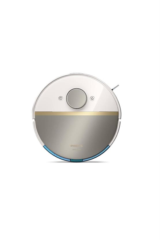 Philips HomeRun 7000 Serisi Aqua XU7100 Çöp İstasyonlu Akıllı Robot Süpürge Beyaz