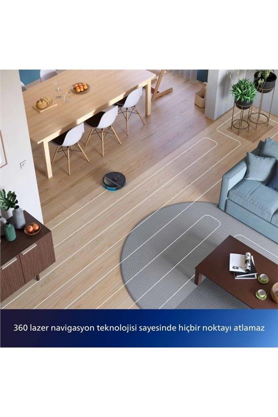 PHILIPS HOMERUN 3000 SERISI AQUA XU3000/01 SIYAH AKILLI ROBOT SUPURGE