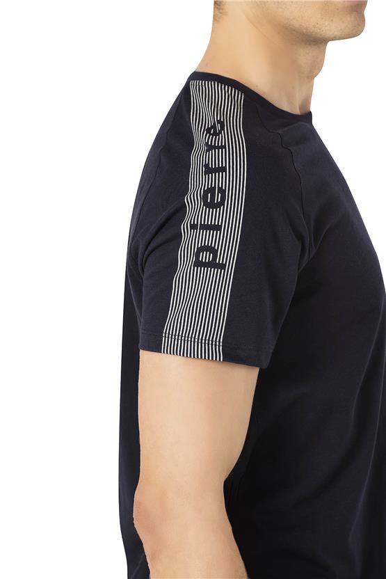 Pierre Cardin Y25 6085 Lacivert Erkek Penye Pijama Takımı