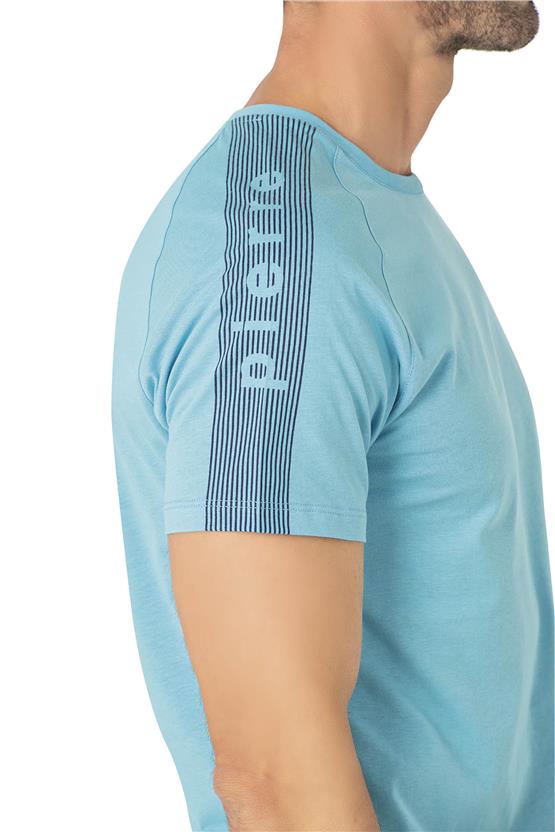 Pierre Cardin Y25 6085 Mavi Erkek Penye Pijama Takımı