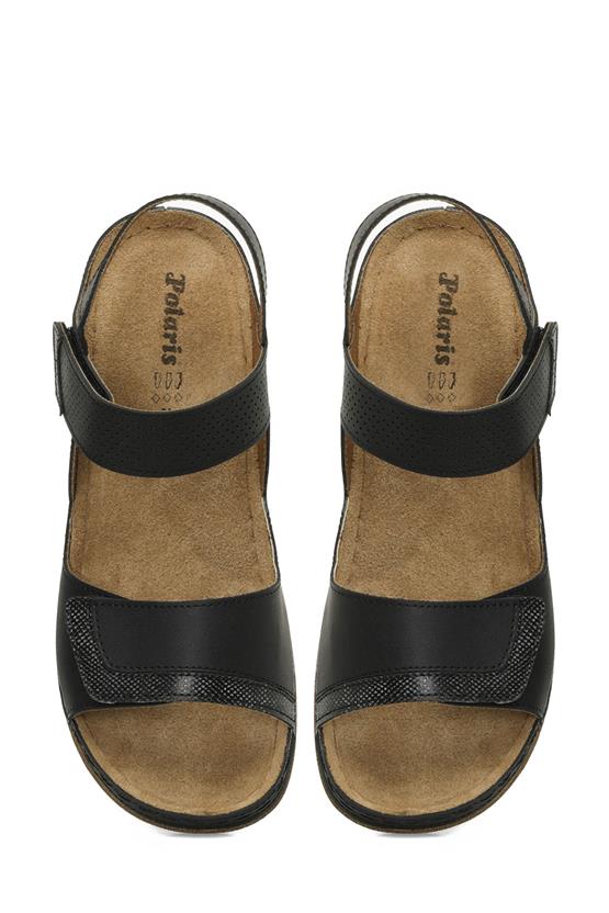 Polaris 5 Nokta 5M 104424 Z5Fx Siyah Kadın Geleneksel Comfort Sandalet