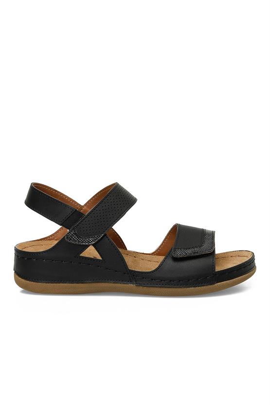 Polaris 5 Nokta 5M 104424 Z5Fx Siyah Kadın Geleneksel Comfort Sandalet