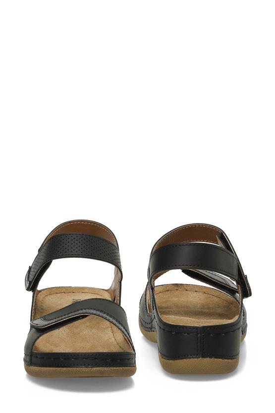 Polaris 5 Nokta 5M 104424 Z5Fx Siyah Kadın Geleneksel Comfort Sandalet