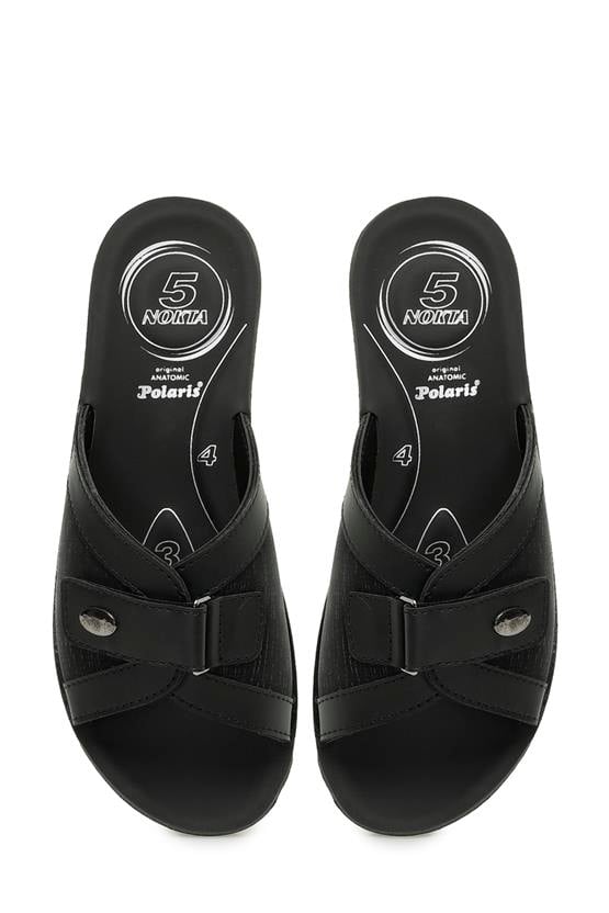 Polaris 5 Nokta 5M 407011 Z5Fx Siyah Kadın Ev İçi Terlik