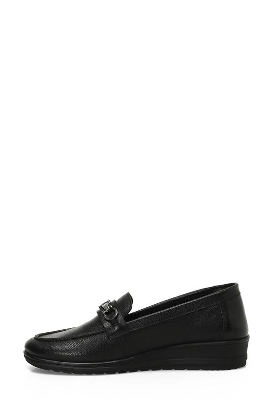 Polaris 5 Nokta A10187943709010 4F 105221.Z4Pr Siyah Kadın Loafer Ayakkabı