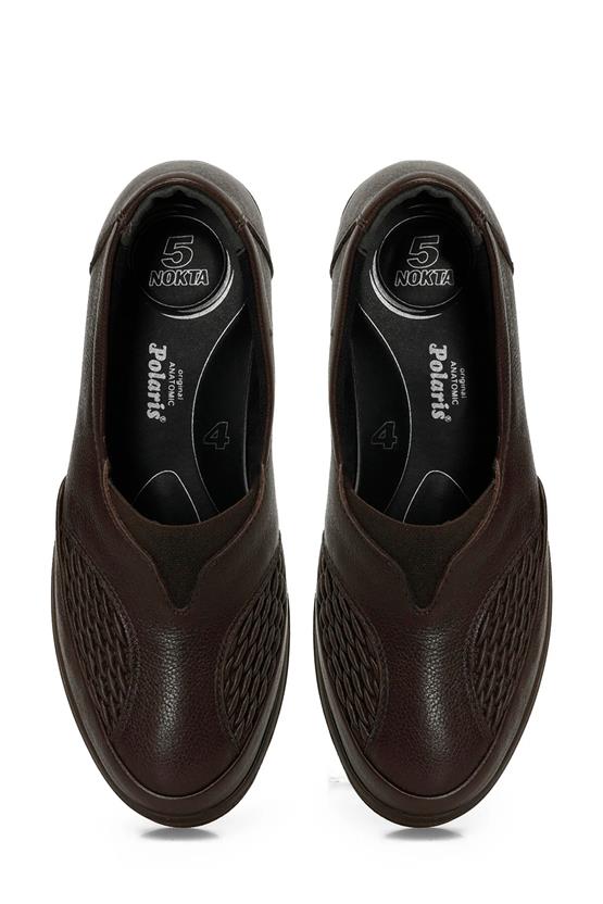 Polaris 5 Nokta A10187955109010 4F 105279.Z4Pr Kahverengi Kadın Geleneksel Comfort Ayakkabı