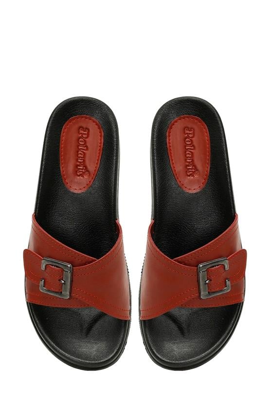 Polaris 5M 158680 Z5Fx Kırmızı Kadın Ev İçi Terlik