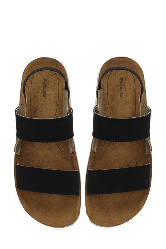 Polaris 5M 166351 Z5Fx Siyah Kadın Casual Comfort Sandalet