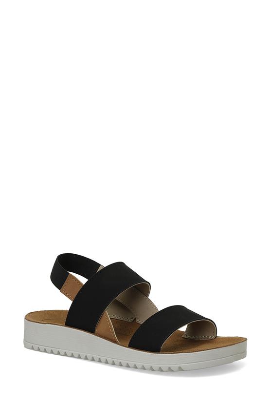 Polaris 5M 166351 Z5Fx Siyah Kadın Casual Comfort Sandalet
