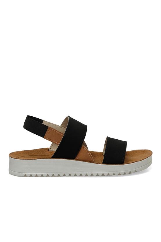 Polaris 5M 166351 Z5Fx Siyah Kadın Casual Comfort Sandalet