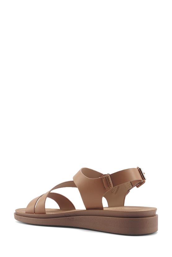 Polaris 5M 166925 Z5Fx Camel Kadın Casual Comfort Sandalet