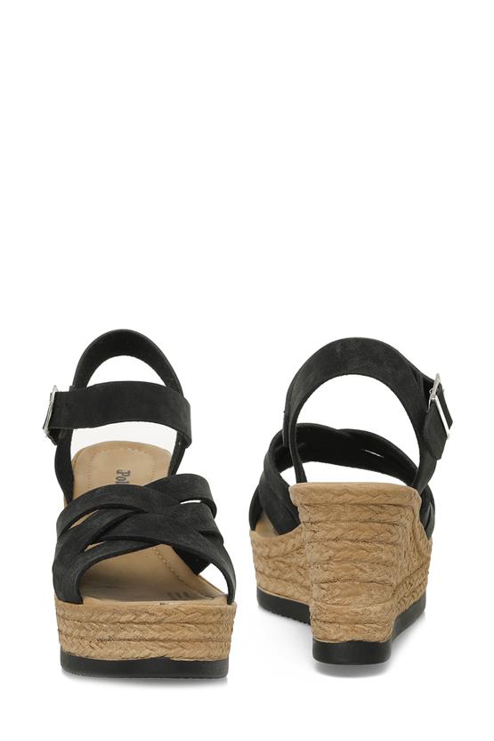 Polaris 5M 315335 Z 5Fx Siyah Kadın Dolgu Sandalet