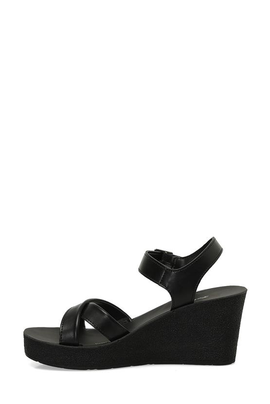 Polaris 5M 317257 Z 5Fx Siyah Kadın Dolgu Sandalet