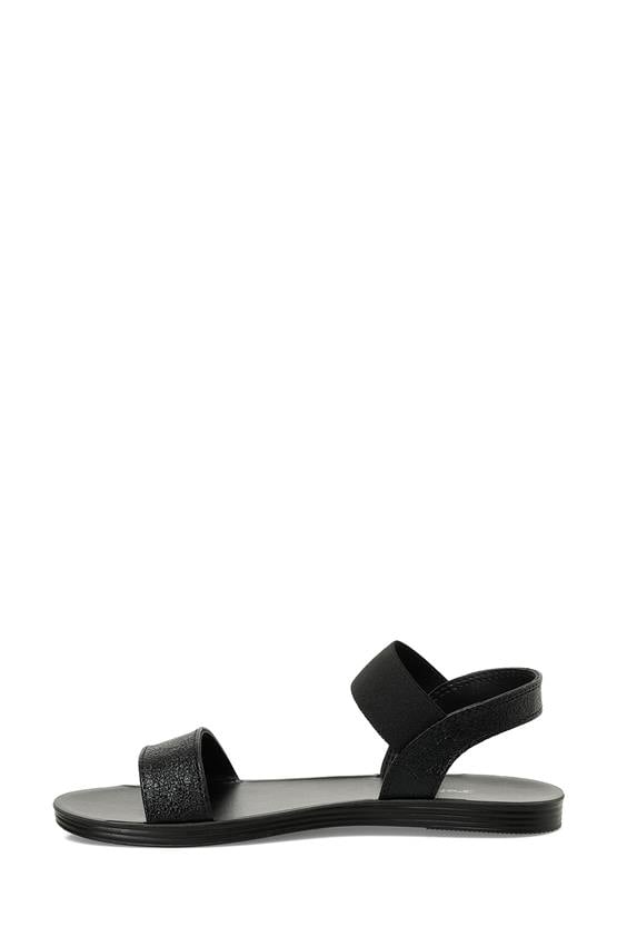 Polaris 5M 317720 Z 5Fx Siyah Kadın Düz Sandalet